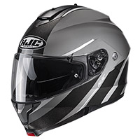Hjc C91 Tero Modular Helmet Grey Black