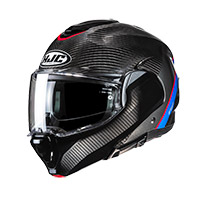 Casco Hjc F100 Carbon Stan Blu