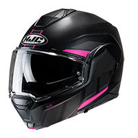 Casque Modulaire Hjc I100 Beis Rose Noir