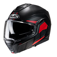 Casque Modulaire Hjc I100 Beis Noir Rouge