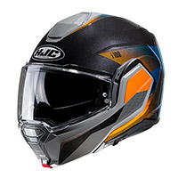Hjc I100 Beston Modular Helmet Orange Blue