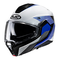 HJC i100 ベストン モジュラー ヘルメット ホワイト ブルー