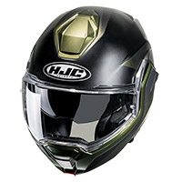 Casco Modular HJC i100 Beston verde titanio - 3