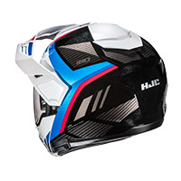Hjc I80 Imes Modular Helmet Blue Red - 3