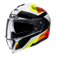 Casco Modulare Hjc I90 Lark Giallo Arancio