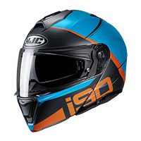 Casco Modulare Hjc I90 May Blu Arancio