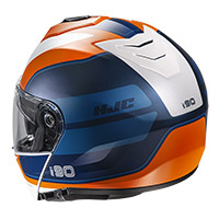 Hjc I90 ワスコモジュラーヘルメット ブラックオレンジ