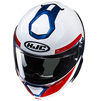 Hjc I91 Bina Modular Helmet White Red Blue
