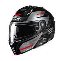 Casque Modulaire HJC i91 Dusk rouge