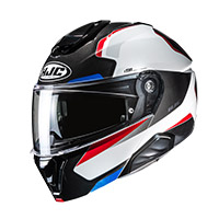 Casque Modulaire HJC i91 Felio bleu rouge