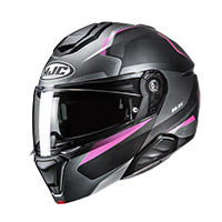 Casque Modulaire HJC i91 Felio rose mat