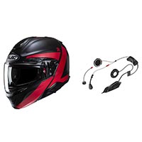 Hjc Rpha 91 Abbes Helmet Red + Smart 11b