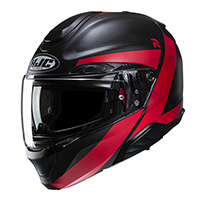 Hjc Rpha 91 Abbes Helmet Red + Smart 11b