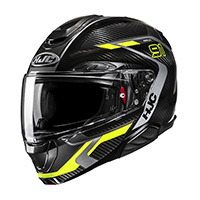 Casco Hjc Rpha 91 Carbon Lagos Giallo