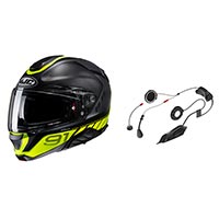 Hjc Rpha 91 Rafino Helmet Black Grey + Smart 11b