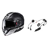 Hjc Rpha 91 Rafino Helmet Black Grey + Smart 11b