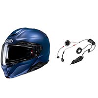 Hjc Rpha 91 Helmet Blue Matt + Smart 11b
