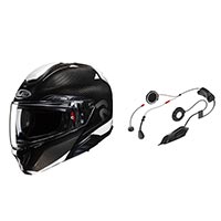 Hjc Rpha 91 Carbon Noela Helmet White + Smart 11b