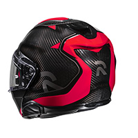 Hjc Rpha 91 Carbon Noela Helmet Red + Smart 11b - 3