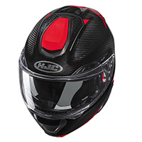 Hjc Rpha 91 Carbon Noela Helmet Red + Smart 11b - 4