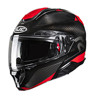 Casco Hjc Rpha 91 Carbon Noela Rosso + Smart 11b - img 2