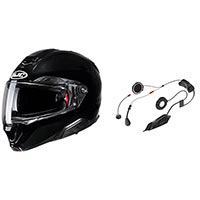 Hjc Rpha 91 Helmet Black + Smart 11b