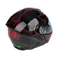 Klim Gt1 Expedition Encrypted Modular Helmet Red - 3
