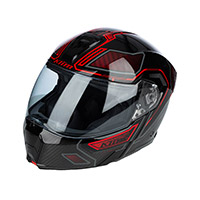 Casco Modulare Klim Gt1 Expedition Encrypted Rosso