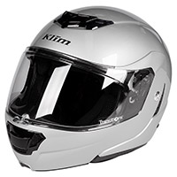 Klim TK1200モジュラーヘルメット光沢シルバー