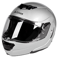 Casque modulaire Klim TK1200 argent brillant