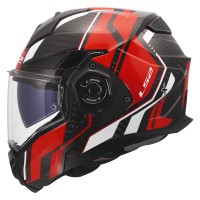 Casque LS2 FF901 Advant X Carbon Dynamic rouge - img 2