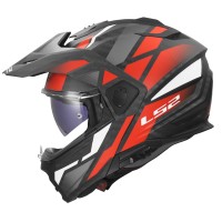 Casque LS2 FF909 Ranger Carbon Prism rouge mat