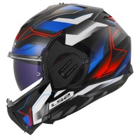 Casque LS2 FF912 Valiant Gear Ervion bleu rouge