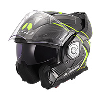 Casco Ls2 Ff901 Advant X Carbon Future 2 Giallo