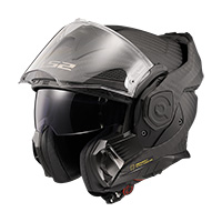 Casco Ls2 Ff901 Advant X Carbon Solid Nero Opaco