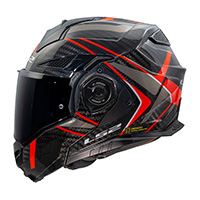 Ls2 Ff901 Advant X Carbon Future 2 Helmet Red - 3