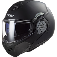 LS2 FF906アドバントソリッドモジュラーヘルメットブラックマット