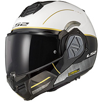 Ls2 Ff906 Advant Iron Modular Helmet White Black
