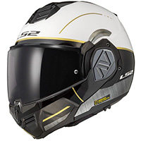 Casco Modular LS2 FF906 Advant Iron blanco negro