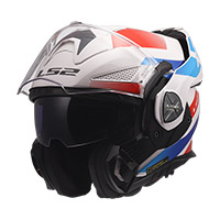 Casco LS2 FF901 Advant X Nova bianco blu rosso
