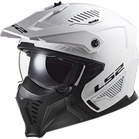 Casque Ls2 Of606 Drifter Solid Blanc