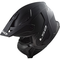 LS2 FF606ドリフターソリッドヘルメットブラックマット