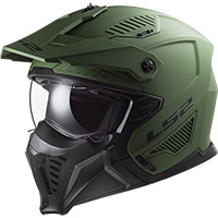 Ls2 Of606 Drifter Solid Helmet Green Matt