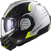 Ls2 Ff906 Advant Codex Modular Helmet White Black