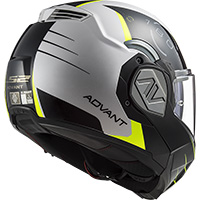 Casco Modular LS2 FF906 Advant Codex blanco negro - 3