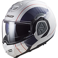 Casque Modulaire LS2 FF906 Advant Cooper blanc bleu