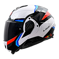 Casco Ls2 Ff910 Advant 2 Triple Blu Rosso