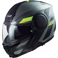 Ls2 Ff902 Scope Max Modular Helmet Black Yellow