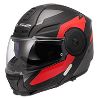Casco Ls2 Ff902 Scope 2 Duria Nero Rosso Opaco - img 2