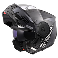 Casco Ls2 Ff902 Strobe 2 Oxyd Nero